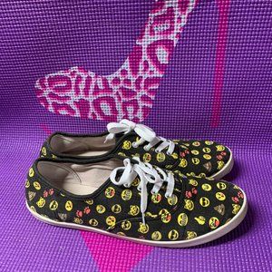 Rare emoticons face lace up shoes 11